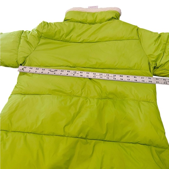 Lime green Sherpa edge Puffer coat. NWT. Oversized small. Native Youth - Picture 3 of 6